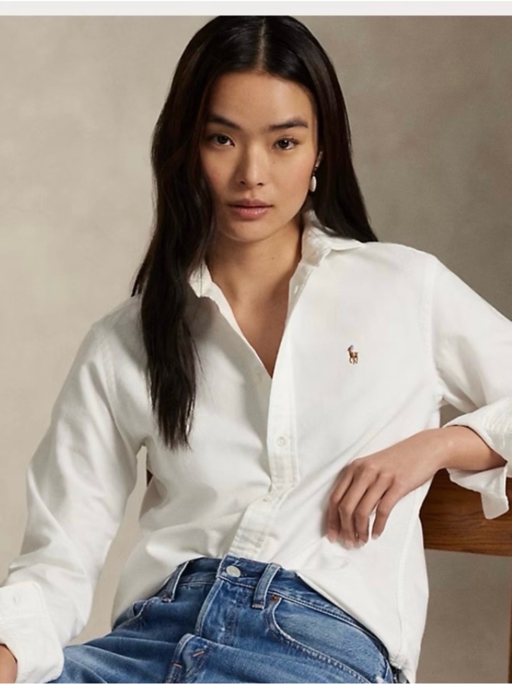 Ralph Lauren Classic White Oxford Shirt